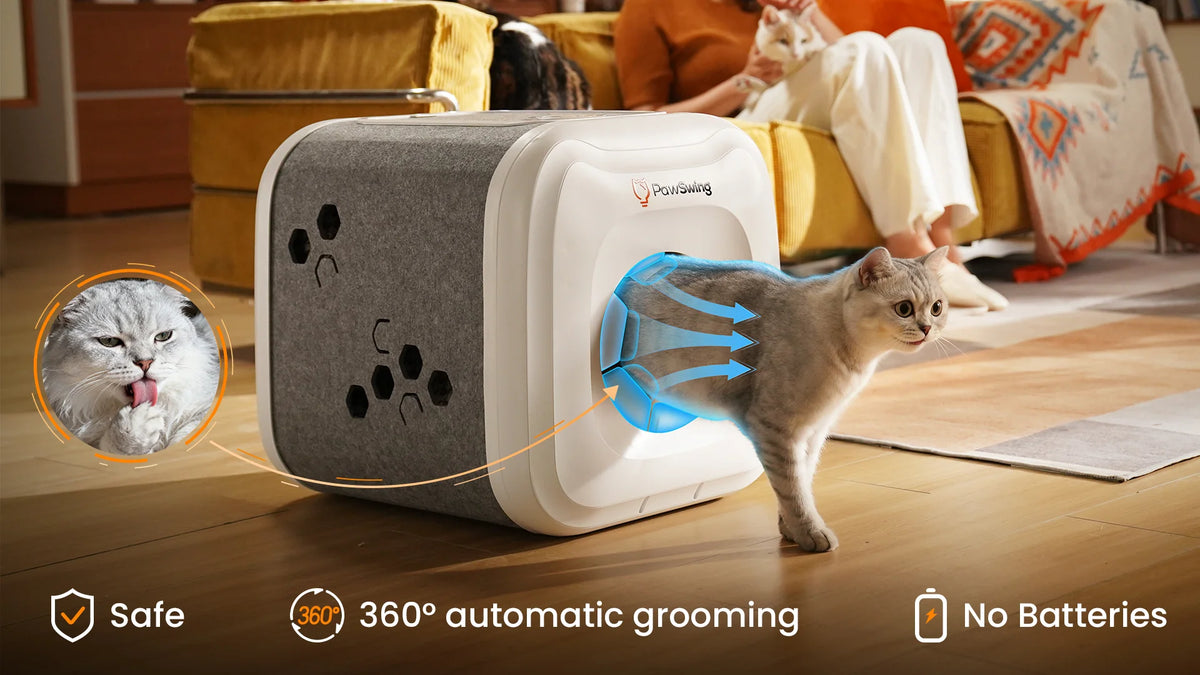 360° Fellpflege rund um deine Katze