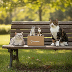 Diese individuelle PawSwing® Katzenfigur fängt die Ähnlichkeit einer getigerten Katze mit beeindruckender Detailtreue ein