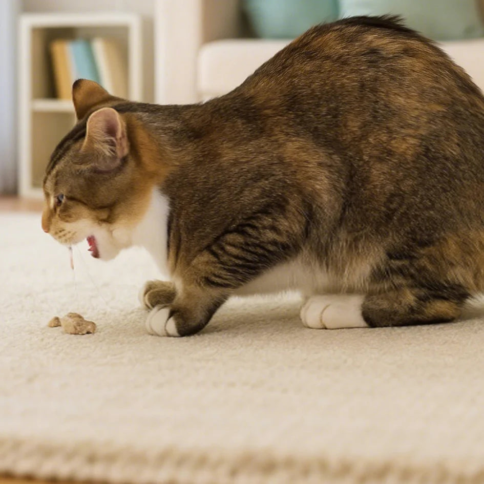 Haarballen bei Katzen
