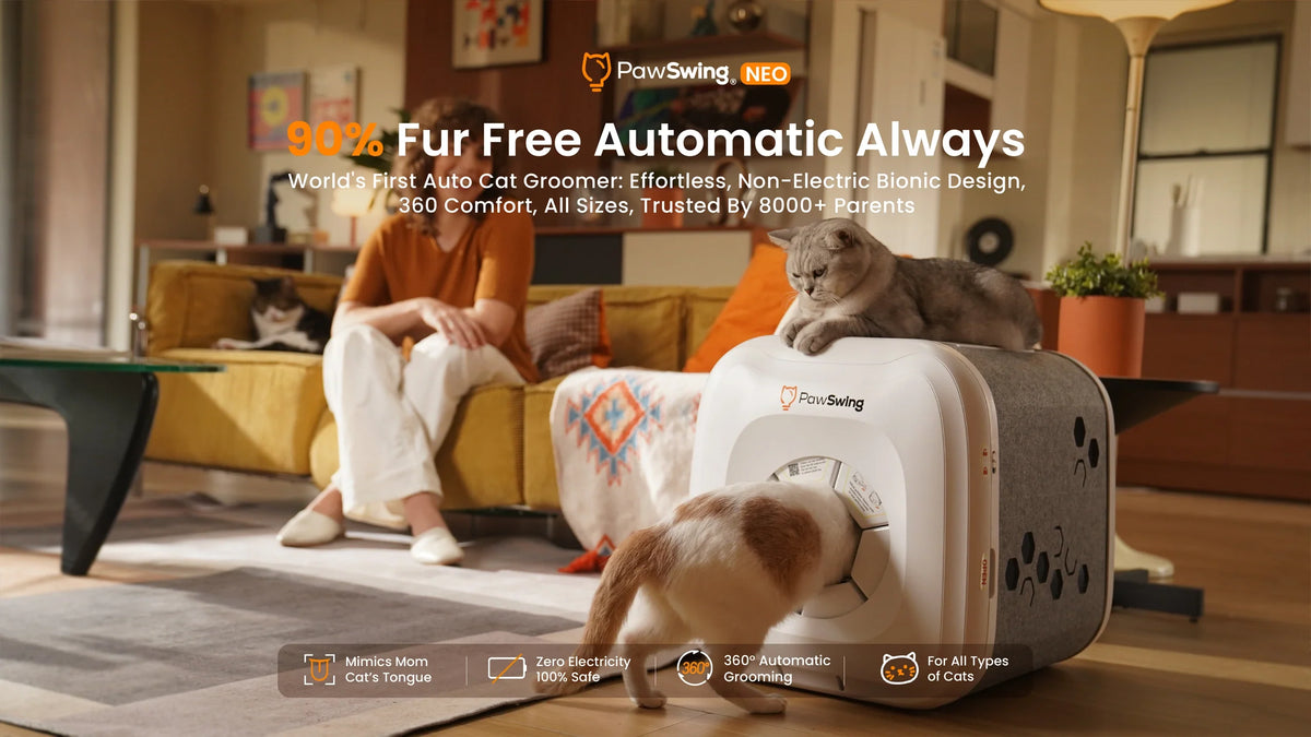 pawswing Neo Details page equigroomer for cats