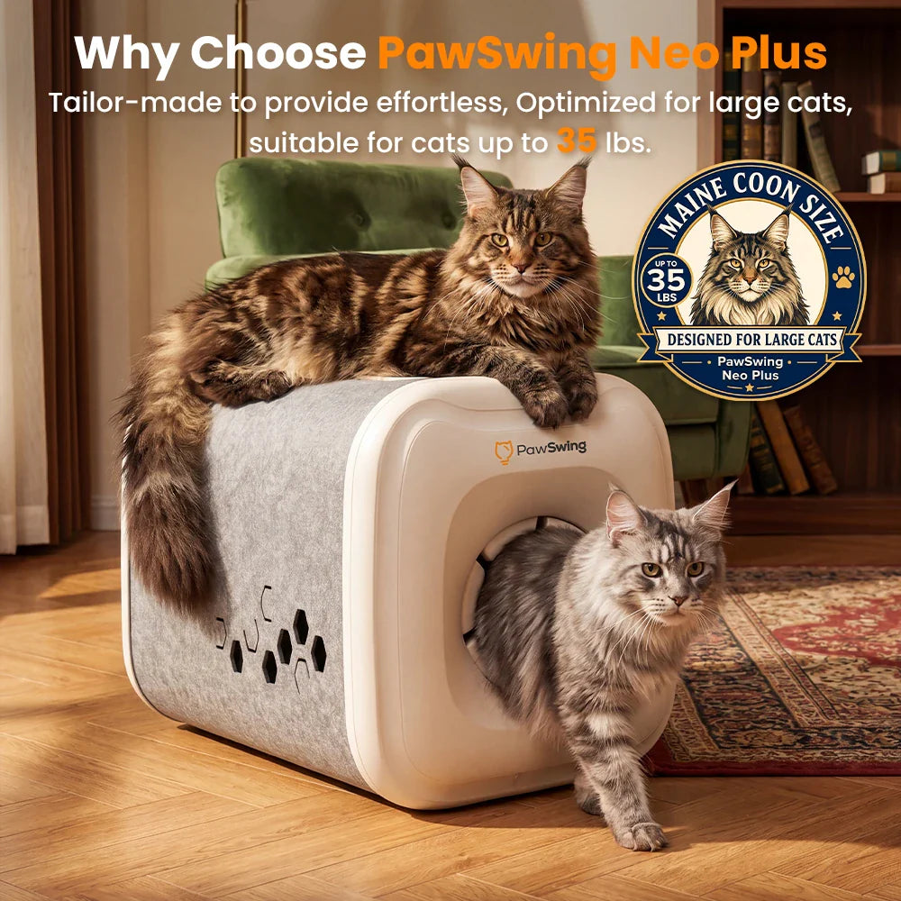 PawSwing Neo Plus - mehr Platz für große Katzen