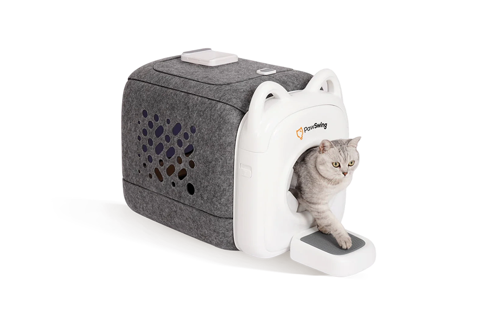 Automatische Fellpflege, die deine Katze selbst auslöst
